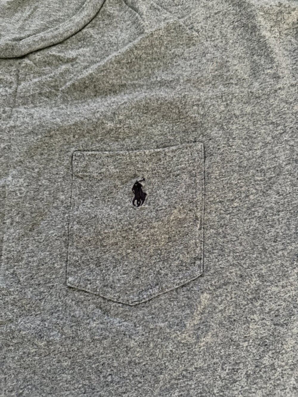Mens Big & Tall Marled gray Polo Ralph Lauren short sleeve t-shirt top size 3XB - Picture 2 of 3